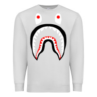 Dove Grey bape shark [tb] Premium Sweatshirt - linhVisuals