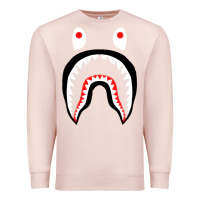Pale Pink bape shark [tb] Premium Sweatshirt - linhVisuals