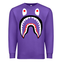 Purple bape shark [tb] Premium Sweatshirt - linhVisuals