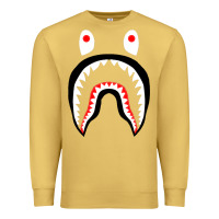 Antique Gold bape shark [tb] Premium Sweatshirt - linhVisuals
