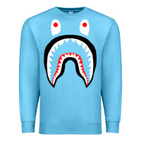 Ocean Blue bape shark [tb] Premium Sweatshirt - linhVisuals