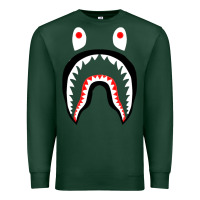 Sports Green bape shark [tb] Premium Sweatshirt - linhVisuals