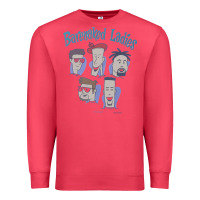 Cardinal barenaked ladies vintage 1993 cartoon Premium Sweatshirt - linhVisuals