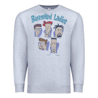 Heather Grey barenaked ladies vintage 1993 cartoon Premium Sweatshirt - linhVisuals