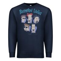 Navy barenaked ladies vintage 1993 cartoon Premium Sweatshirt - linhVisuals