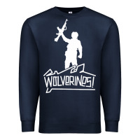 Navy Red Dawn Wolverines Premium Sweatshirt - linhVisuals