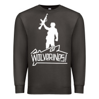 Smoke Red Dawn Wolverines Premium Sweatshirt - linhVisuals