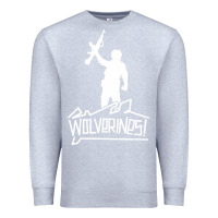Heather Grey Red Dawn Wolverines Premium Sweatshirt - linhVisuals