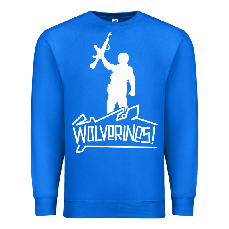 Red Dawn Wolverines Premium Sweatshirt by linhVisuals | Teevron