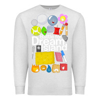 Oatmeal Heather battle for dream island poster [tb] Premium Sweatshirt - linhVisuals