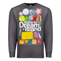 Charcoal Heather battle for dream island poster [tb] Premium Sweatshirt - linhVisuals