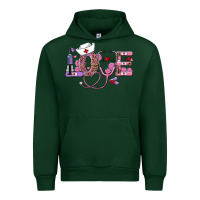 Forest Green valentines day nurse love Urban Hoodie - RanaPortraitStore