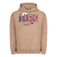 Pigment Burro valentines day nurse love Urban Hoodie - RanaPortraitStore