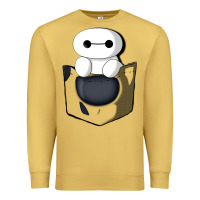 Antique Gold baymax in pocket Premium Sweatshirt - linhVisuals