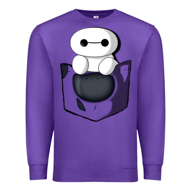 Baymax In Pocket Premium Sweatshirt by linhVisuals | Teevron