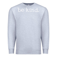 Heather Grey be kind. [tb] Premium Sweatshirt - linhVisuals