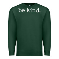 Sports Green be kind. [tb] Premium Sweatshirt - linhVisuals