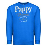 True Royal Mens Pappy Because Grandpa Is For Old Guys Funny Premium Sweatshirt - linhVisuals
