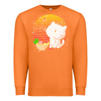 Carrot cat t  shirt ramen noodles kawaii cat t  shirt Premium Sweatshirt - linhVisuals