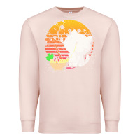 Pale Pink cat t  shirt ramen noodles kawaii cat t  shirt Premium Sweatshirt - linhVisuals