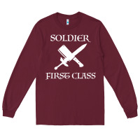 Burgundy Soldıer First Class Long Sleeve Tee - Bettercallsaul