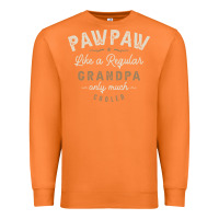 Carrot Mens Pawpaw Like a Regular Grandpa Funny Fathers Day Premium Sweatshirt - linhVisuals