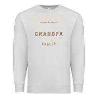 Dove Grey Mens Pawpaw Like a Regular Grandpa Funny Fathers Day Premium Sweatshirt - linhVisuals