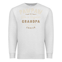 Oatmeal Heather Mens Pawpaw Like a Regular Grandpa Funny Fathers Day Premium Sweatshirt - linhVisuals