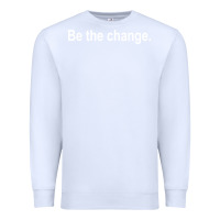 White be the change [tb] Premium Sweatshirt - linhVisuals