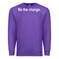 Purple be the change [tb] Premium Sweatshirt - linhVisuals