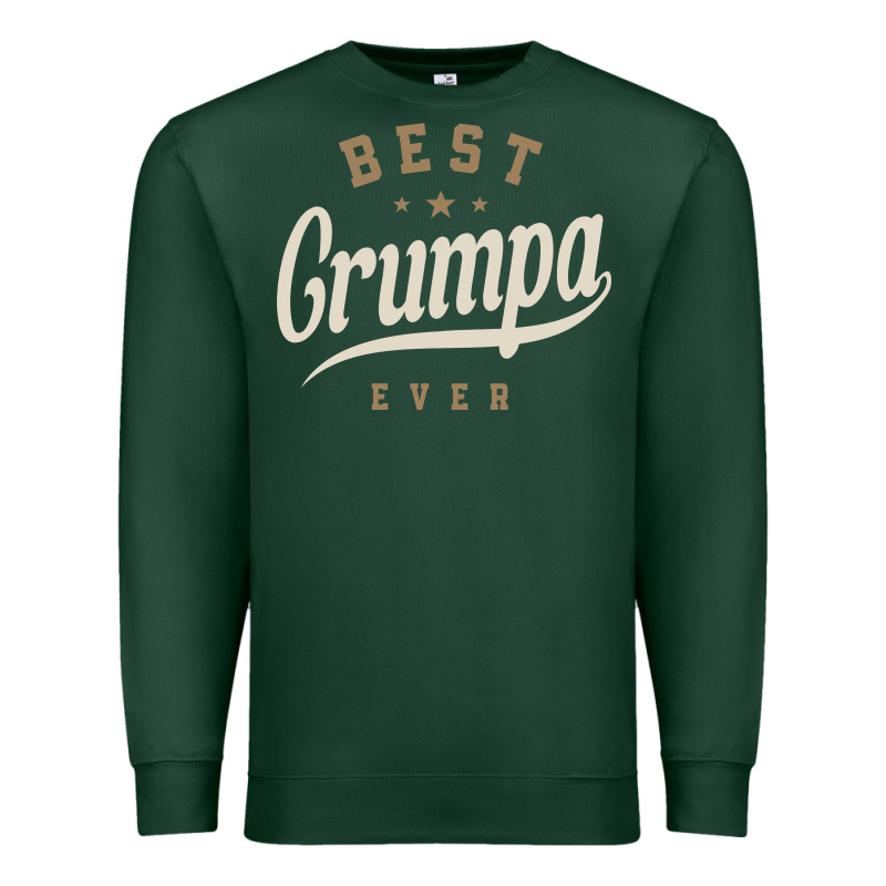 Mens Best Grumpa Ever Funny Grandpa Premium Sweatshirt by linhVisuals | Teevron
