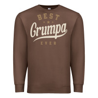 Chestnut Mens Best Grumpa Ever Funny Grandpa Premium Sweatshirt - linhVisuals