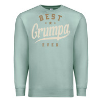 Seafoam Mens Best Grumpa Ever Funny Grandpa Premium Sweatshirt - linhVisuals