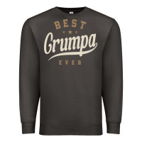 Smoke Mens Best Grumpa Ever Funny Grandpa Premium Sweatshirt - linhVisuals
