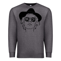 Charcoal Heather beck [tw] Premium Sweatshirt - linhVisuals