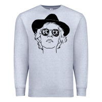 Heather Grey beck [tw] Premium Sweatshirt - linhVisuals