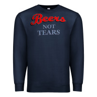 Navy beers not tears Premium Sweatshirt - linhVisuals