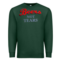 Sports Green beers not tears Premium Sweatshirt - linhVisuals