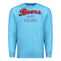 Ocean Blue beers not tears Premium Sweatshirt - linhVisuals