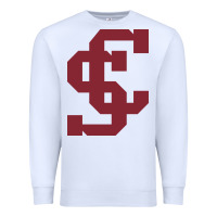 White santa clara br Premium Sweatshirt - linhVisuals