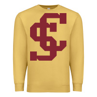 Antique Gold santa clara br Premium Sweatshirt - linhVisuals