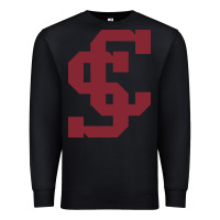 Black santa clara br Premium Sweatshirt - linhVisuals