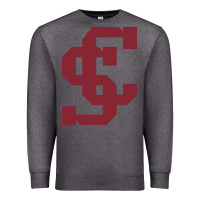 Charcoal Heather santa clara br Premium Sweatshirt - linhVisuals