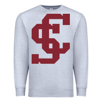 Heather Grey santa clara br Premium Sweatshirt - linhVisuals