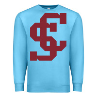 Ocean Blue santa clara br Premium Sweatshirt - linhVisuals
