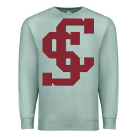 Seafoam santa clara br Premium Sweatshirt - linhVisuals