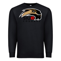 Black siu edwardsville Premium Sweatshirt - linhVisuals