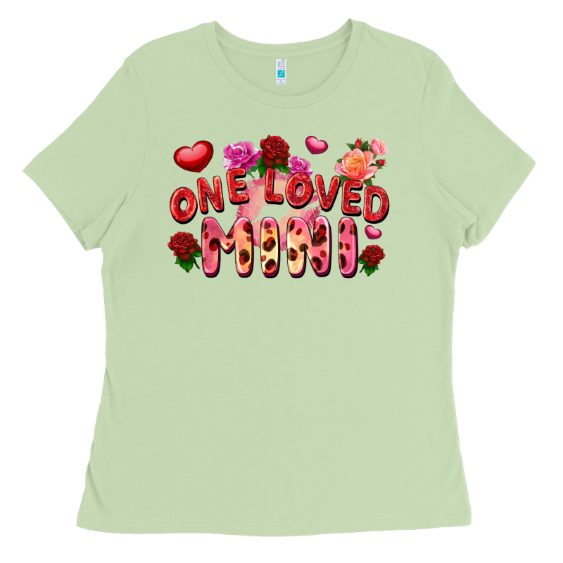 One Loved Mini Valentine's Day Ladies Tee by FaDigitalArtStudio | Teevron