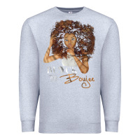 Heather Grey black and boujee [tb] Premium Sweatshirt - linhVisuals
