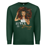 Sports Green black and boujee [tb] Premium Sweatshirt - linhVisuals